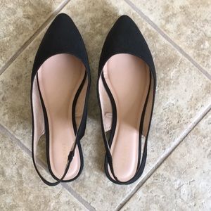Black professional flats
